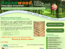 Tablet Screenshot of heveawood.cz